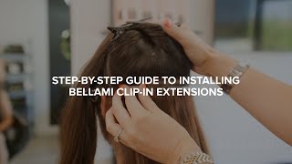 How to Install Bellami ClipIns StepbyStep Guide for Pros from Bellami Educator [upl. by Nesmat]