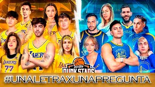 UNALETRAXUNAPREGUNTA EN EL PARTIDO DEL AÑO  CLUTCH DUNK STARS  COBERTURA DA NEWS [upl. by Wyn]