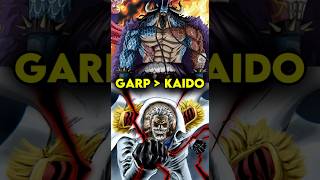 Old Garp Is Stronger Than Kaido  onepiece garp kaido [upl. by Nerrawed202]