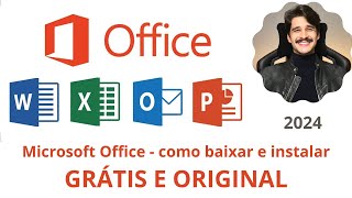 Como baixar e instalar o Microsoft OFFICE original GRATUITO 2024 [upl. by Ater]