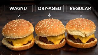 WAGYU Burger vs DRYAGED Burger vs AMAZING Burger [upl. by Angelle311]