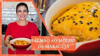 SALMÃO COM MOLHO DE MARACUJÁ  LUIZA ZAIDAN [upl. by Macguiness]