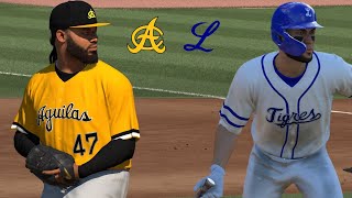 EL DEBUT DE JOHNNY CUETO CON LAS AGUILAS CINAEÑAS ll MLB THE SHOW 24 ll Gameplay de Lidom 2024 [upl. by Rene]