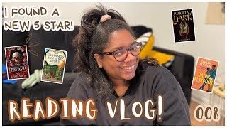 finding a new favorite while mood reading  reading vlog 008 [upl. by Nepil856]