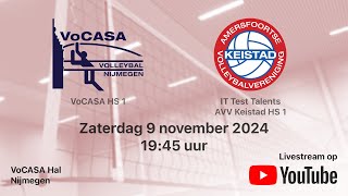 VoCASA HS 1  AVV Keistad HS 1 Volleybal Heren Superdivisie [upl. by Nare]