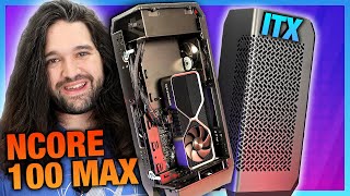 WellBuilt MiniITX Case Cooler Master NCORE 100 MAX Review amp Benchmarks [upl. by Nosmoht]