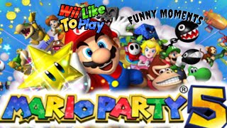 WiiLikeToPlay  Mario Party 5 Funny Moments [upl. by Blakelee60]