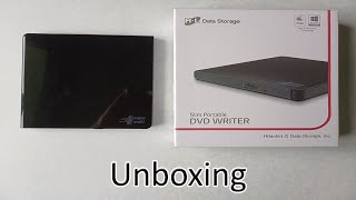 HitachiLG GP60 External DVD Drive Unboxing [upl. by Anaet97]