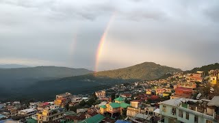 Mokokchung NagalandEvening ViewMesmerizing Rainbow🌈Hill StationNE India🇮🇳 [upl. by Ro]