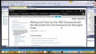 Test Driven Development with Visual Studio and MS Test [upl. by Lavine417]