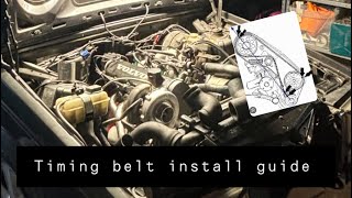 Volvo 740b230 Timing install [upl. by Medorra]