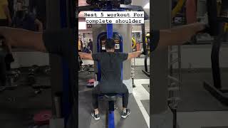 Best 5 workout for complete shoulder punjabisong punjabi song music viralshort motivation [upl. by Ayoj]