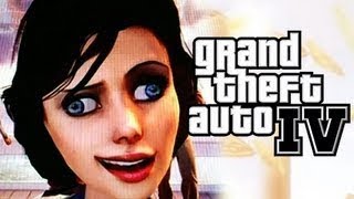 Bioshock Infinite in GTA 4 Mod Game Play [upl. by Ezana]