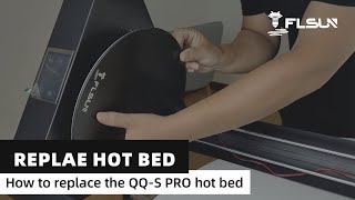 How to replace the QQS PRO hot bed [upl. by Reube]