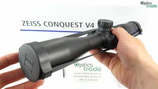 Zeiss Conquest V4 416x44 Rifle Scope review [upl. by Enyamart]