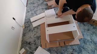 How to assemble and install Ikea Vanity Sink Drain and Faucet Enhet Tvallen Rannilen Dalskar [upl. by Spencer]