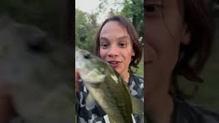 FIRST EVER CREEK BASS CATCH creek creekfishing creekwater fish bassfishing bass [upl. by Idalia]