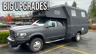 Upgrading My Ram 3500 Conversion Camper Truck For A 1400 Mile Road Trip [upl. by Darton880]