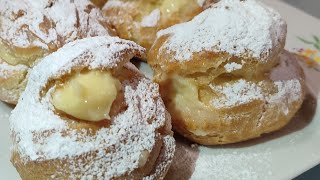 BIGNÈ ALLA CREMA  Corso di Pasticceria  Dolci della  Tradizione [upl. by Aicatsal424]