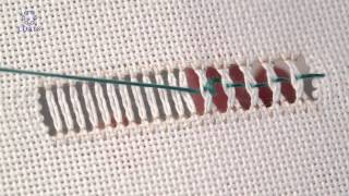 Learn How To Do an Interlaced Hem Stitch [upl. by Wanfried]