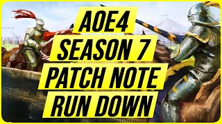 THEY ADDED OUTBACK OCTAGON  AoE4 Season 7 Patch Notes [upl. by Garling192]