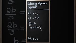 Factorizing Algebraic Expressions [upl. by Ranee]