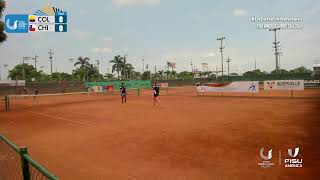 TENIS DE CAMPO SEMIFINALES DOBLES MIXTO FISU AMERICA GAMES 2024 [upl. by Kroll973]