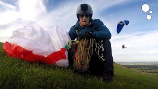 Paraglider Control Strong Wind Launch Tips Promo [upl. by Eterg900]