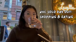 A Day in NYC Solo Shopping Bookstore Vibes amp Iconic Eats [upl. by Nytsua291]