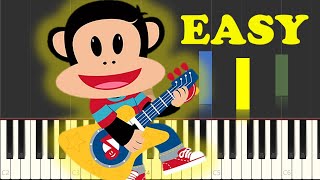 Julius Jr Hey Hey Hey Piano Tutorial EASY [upl. by Aseuqram]