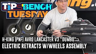 HobbyKings Tips Bench Tuesday  How to Install Retracts to the HKing PNF Avro Lancaster V3 [upl. by Nnyliak]