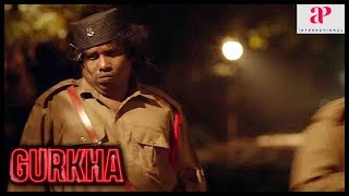 Gurkha Latest Tamil Movie Scene  Title Credits  Yogi Babu intro saving a family from goons [upl. by Walters905]