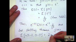 Second shifting theorem of Laplace transforms [upl. by Pansy]