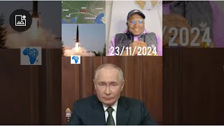 ‼️👉🏿🇷🇺🇺🇦🇺🇸🔥 L’HEURE EST GRAVE… BIENTÔT LA TROISIÈME  Écoutez là déclaration choc de Poutine [upl. by Emmery]