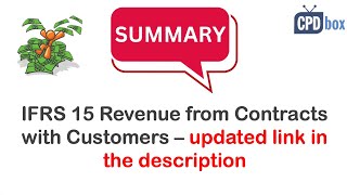 IFRS 15 summary  updated link in the description [upl. by Avra677]