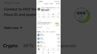 How to import a token contract address to your okx wallet😊 [upl. by Sela440]