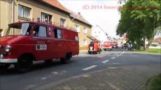 150 Jahre Feuerwehr Münchenbernsdorf Festumzug 06 09 2014 [upl. by Lettig]