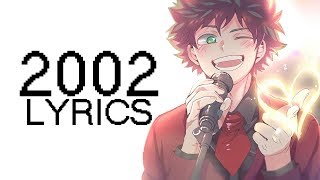 Nightcore  2002 Male version AnneMarie  Lyrics [upl. by Arel]