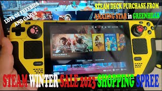 Steam Winter Sale 2023  Shopping Spree  Steam Deck Gaming Console From Greenhills Tagalog [upl. by Eineeuq930]