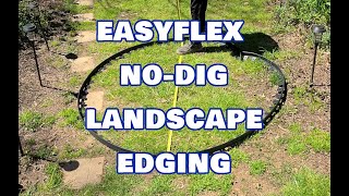 EasyFlex No Dig Landscape Edging  Workable out of the box Easy install [upl. by Cott]