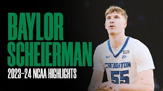 Baylor Scheierman 202324 Best NCAA Highlights  Welcome to Boston ☘️ [upl. by Rusel]