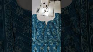 Kurti neck stitching 💞🪡 subscribe please neckstitching sewingpatterns [upl. by Etteuqaj]