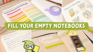 📚 10 Creative Ways to Fill Your Empty Notebooks [upl. by Argus]