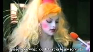 Nina Hagen interview Zürich 1985 NEW with subtitles in English [upl. by Mccarthy434]