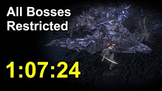 Dark Souls 3 All Bosses Speedrun World Record 10724 [upl. by Wehtam584]