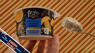 Sainsburys Taste the Difference Jaffa Cake Inspired Yogurt  Random Reviews [upl. by Etnohs]