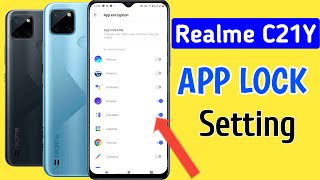 How to set app lock in realme C21Y Realme C21Y app lock setting [upl. by Alita256]