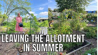 PREPARING TO LEAVE THE PLOT  ALLOTMENT GARDENING UK [upl. by Ycnaf]