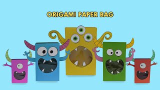 Get Ready for the EASIEST Origami Paper Bag Tutorial EVER [upl. by Marguerite]