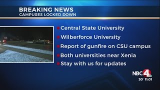 Central State Wilberforce Universities locked down due to report of shots fired [upl. by Conni]